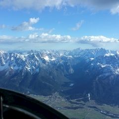 Flugwegposition um 15:27:53: Aufgenommen in der Nähe von 39030 Gsies, Bozen, Italien in 3290 Meter
